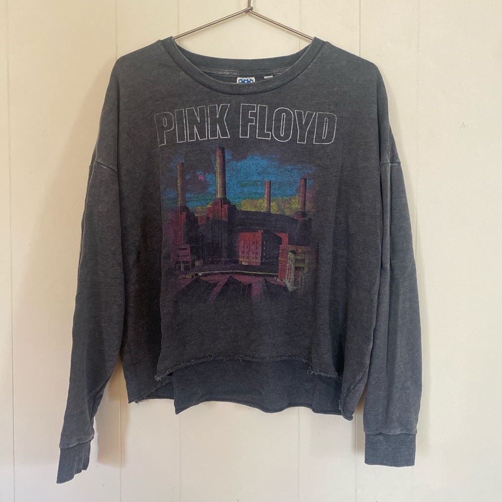 Pink Floyd PIGS junk food cutoff sweatshirt